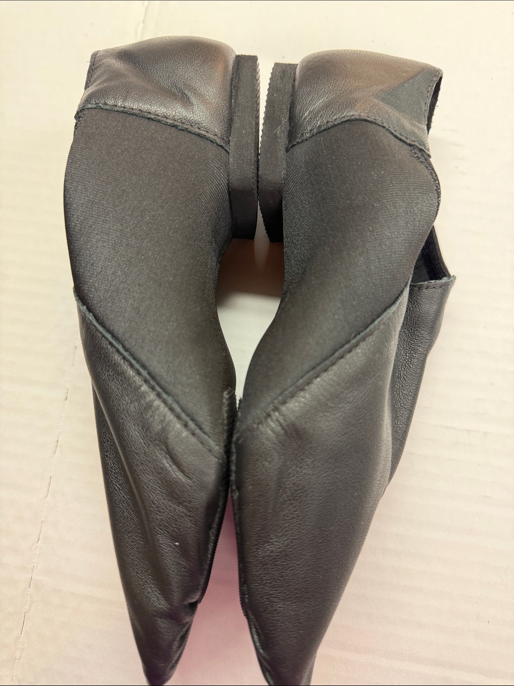 So Danca JZ-43 Adult Jazz leather Split Sole Shoe Arch Hugging Neoprene 7.5 New - Picture 6 of 7